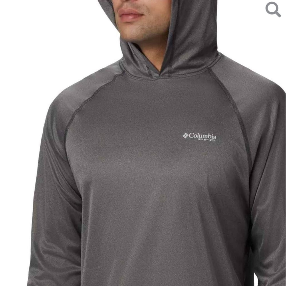 Columbia Terminal Tackle Hoodie Heather NWT - Picture 3 of 7